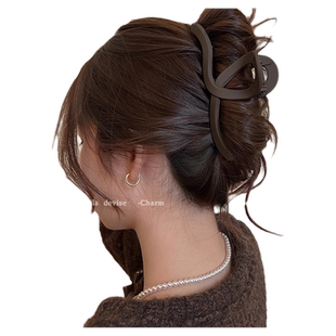 头发抓夹女2025新款高级感鲨鱼夹大号发量多夹子头饰发夹女后脑勺