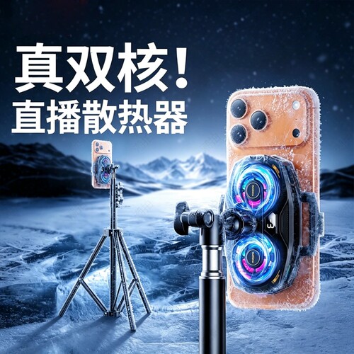 26款AI静音直播专用半导体散热器
