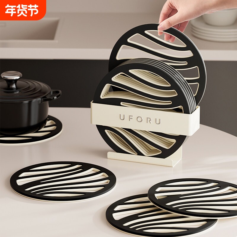 矽胶隔热垫餐桌防烫垫轻奢高级感碗垫锅垫加厚防水杯垫耐高温餐垫