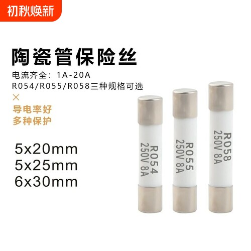陶瓷管保险丝熔断器熔芯