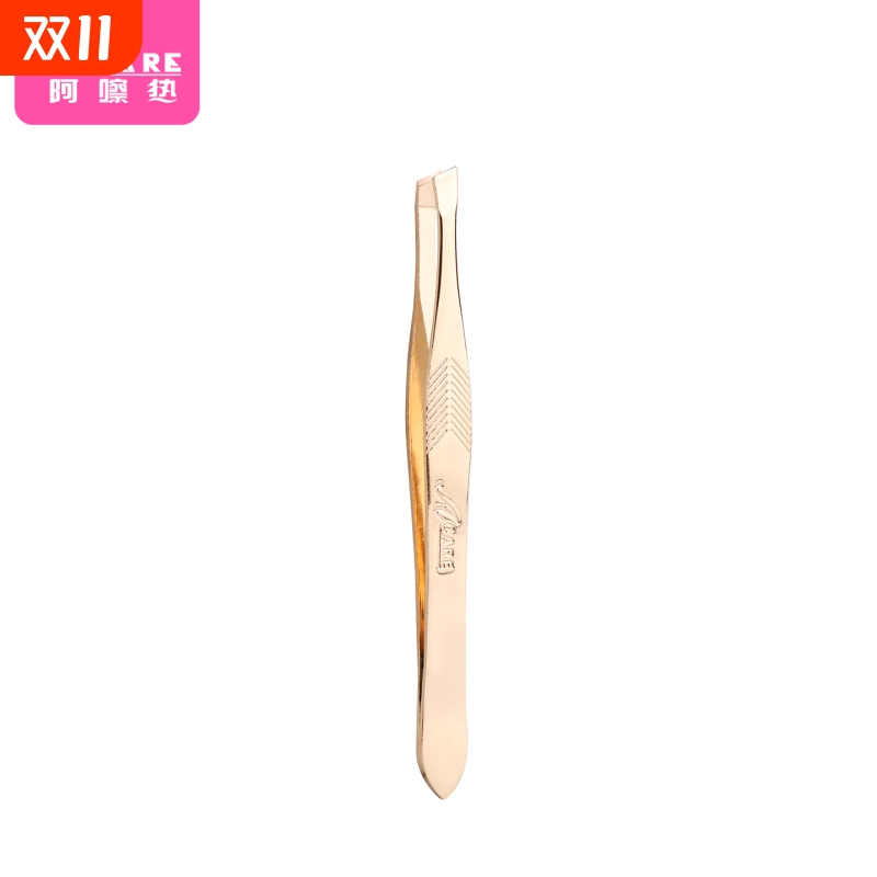 J2眉夹E2AH1UQ0-斜口男女用眉毛夹子工具拔毛钳拔胡须眉夹镊子