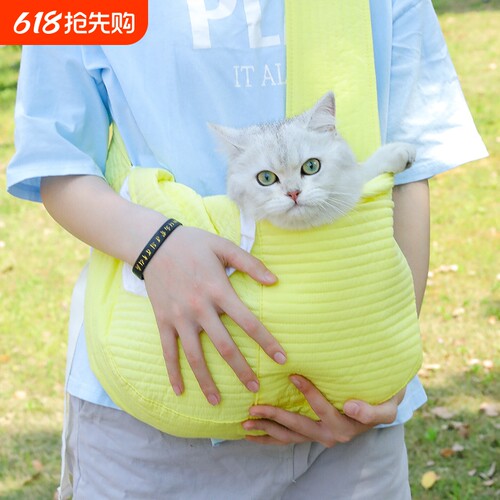 猫包外出便携猫洗澡神器小型犬泰迪狗包宠物猫咪单肩背包斜跨书包