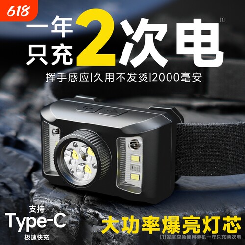 2026全新专利头灯钓鱼专用