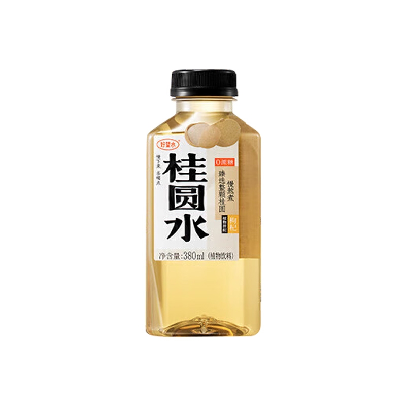 【临期特惠】好 望 水380ml*20瓶整箱桂圆水植物饮料