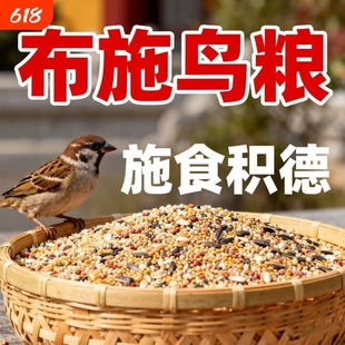 布施鸟食鸟粮营养五谷黍子杂粮小米阳台野外救助麻雀喜鹊鹦鹉饲料