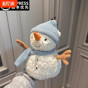 德国圣诞节萨米小雪人玩偶睡觉抱枕娃娃公仔可爱毛绒玩具生日礼物
