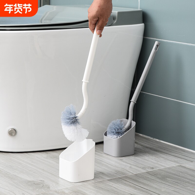 日本马桶刷家用无死角卫生间厕所刷子2024新款洁厕清洁长柄软毛刷