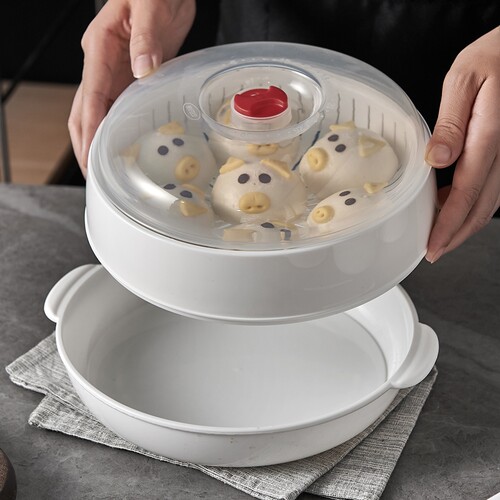 微波炉双层蒸笼容器|千人加购