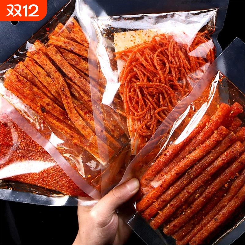 魔鬼辣条辣味零食网红火爆辣丝辣片年货童年怀旧小吃食品