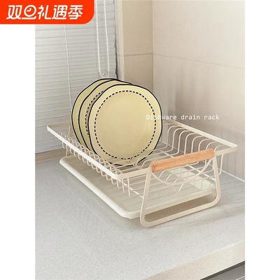 碗碟收纳架沥水碗盘架家用厨房洗碗池水槽边碗架碗筷餐具收纳篮