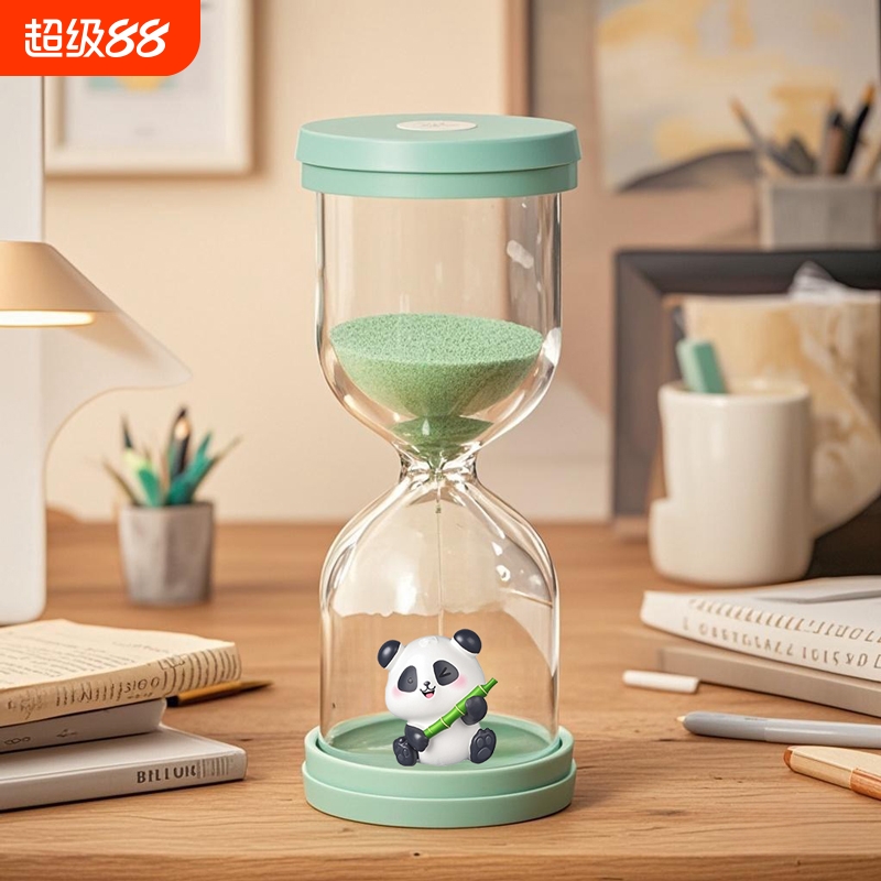 晨汐塑料卡通沙漏计时器卡通摆件