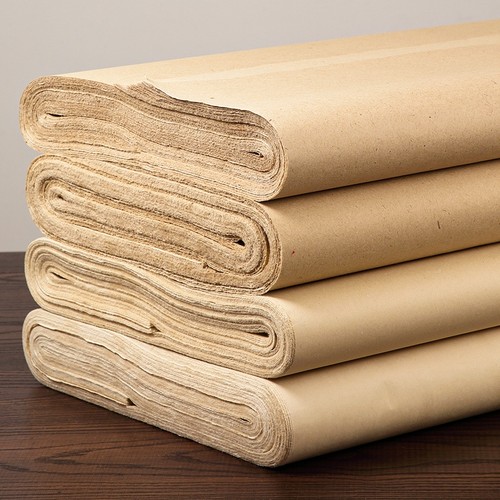 空白毛边纸/书法专用纸/仿古色