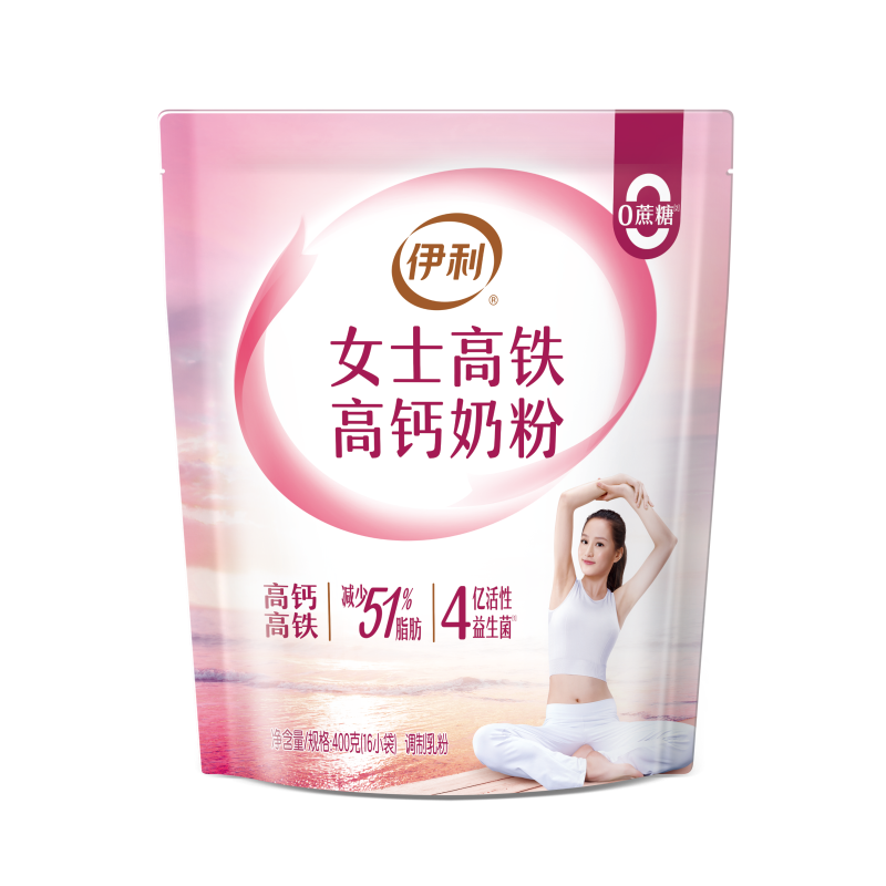 伊利女士高钙奶粉400g小袋装
