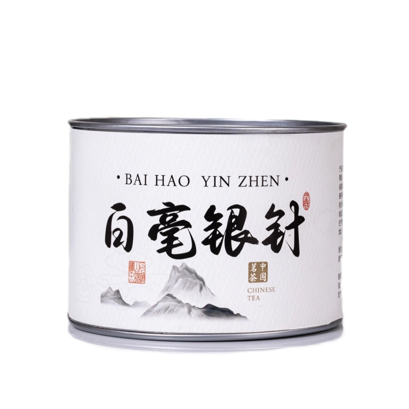 2025年新茶浓香型白毫银针50g罐装