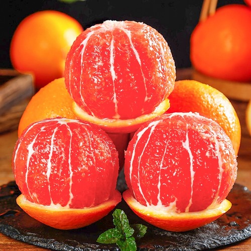 正宗赣南血橙中华红橙子新鲜水果红心肉甜橙果园现摘