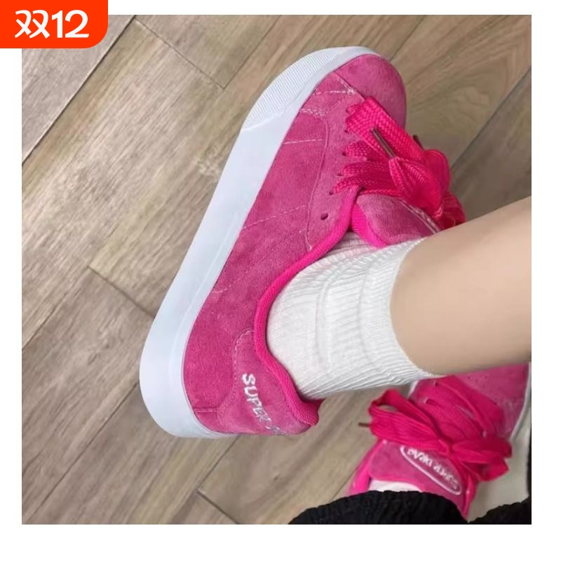 原创小众美式面包火龙果鞋女2025新款复古潮流设计休闲运动滑板鞋