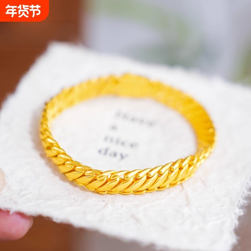 爆款醒狮三马鞭手链男金包银手绳个性手饰霸气潮男鲁班扣瑞兽沙金,饰品/流行首饰/时尚饰品新,手链,淘宝优惠券,粉丝福利购,淘宝优惠卷