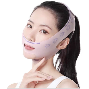 瘦脸绷带v脸提拉紧致脸部法令纹下垂面罩提升神器双下巴面部睡眠
