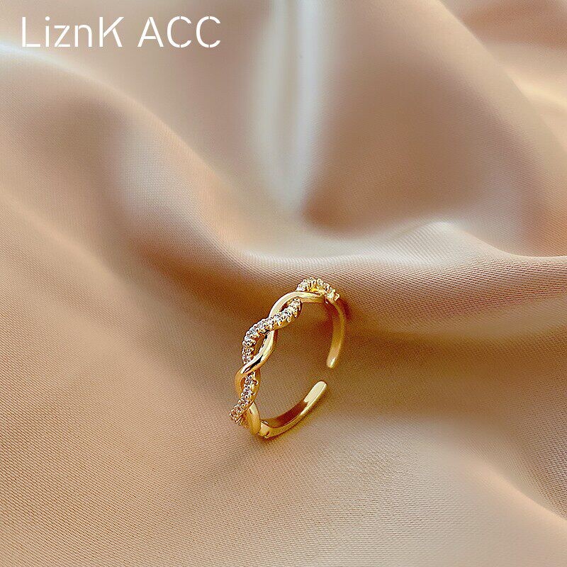 戒指女时尚个性ins潮网红冷淡风素圈小众设计简约时尚简约袖扣