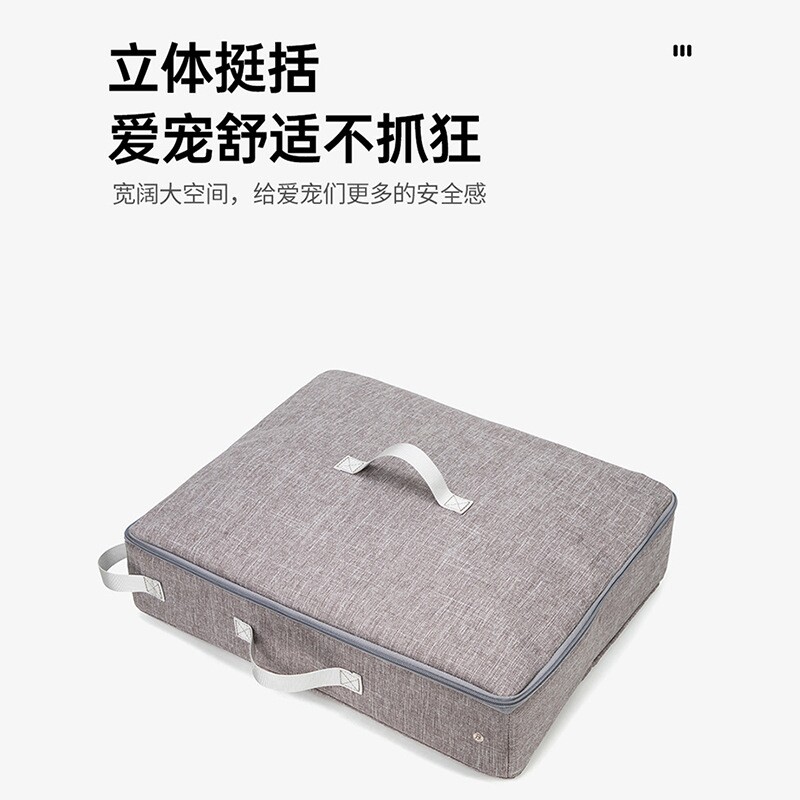 宠物猫砂盆牛津布超大号防外溅防水外出便携可折叠移动屎盆子工厂