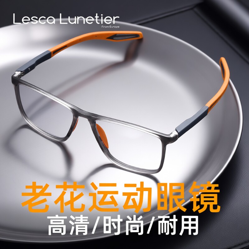 老花镜老花眼镜防滑超轻舒适中老年高...