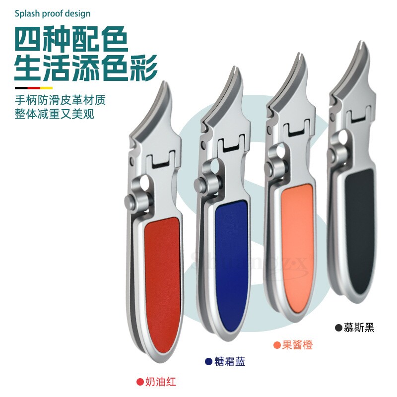 新款不锈钢指甲刀斜口超尖指甲钳大开口专用指甲剪指甲剪刀高质量