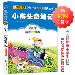 原著彩图注音版 10周岁少儿推荐 一年级二年级三年级阅读下册小学生课外阅读书籍少儿读物儿童文学故事书6 书目 小布头奇遇记正版