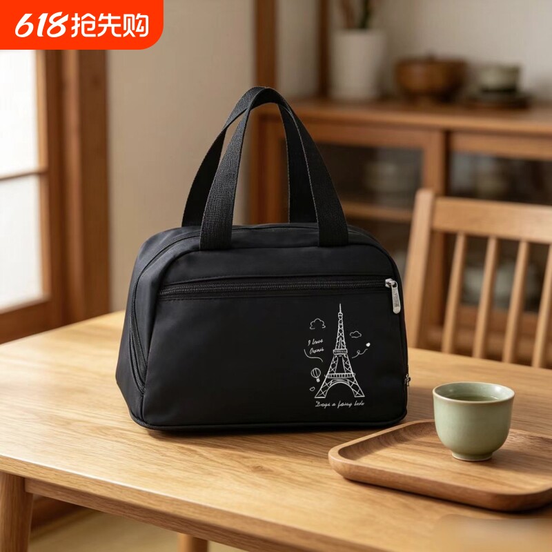 大容量饭盒袋加厚铝箔保温便当包学生上班族带饭午餐袋便当手提包