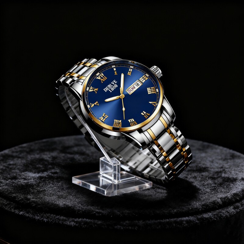 2024新款品牌手表男士非机械表全自动男款品牌防水商务钢表男生表