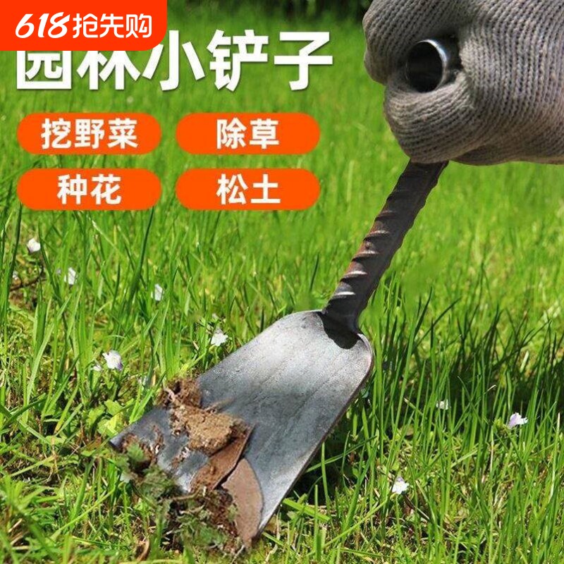 家用挖野菜小铲子挖草药种菜除草挖土菜园花园艺园林用具农用工具