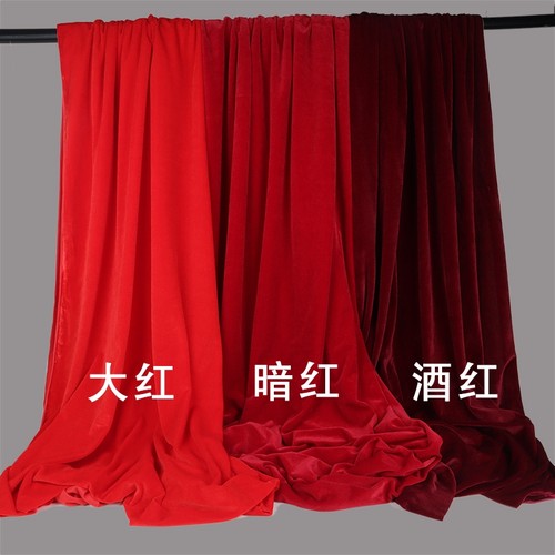 酒红金丝绒背景布|超9000次加购