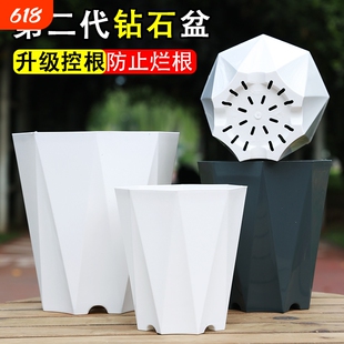 塑料花盆加厚耐用树脂龙血树龟背竹客厅特大号高款盆栽大口径绿植