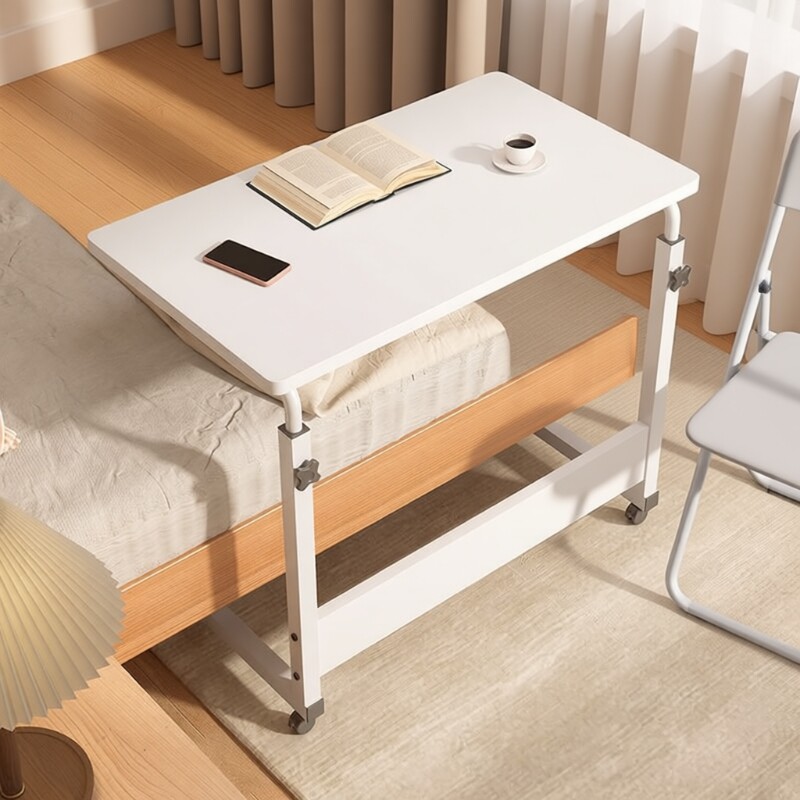 床边桌可移动家用卧室学生书桌小桌子简易升降宿舍电脑桌工作台