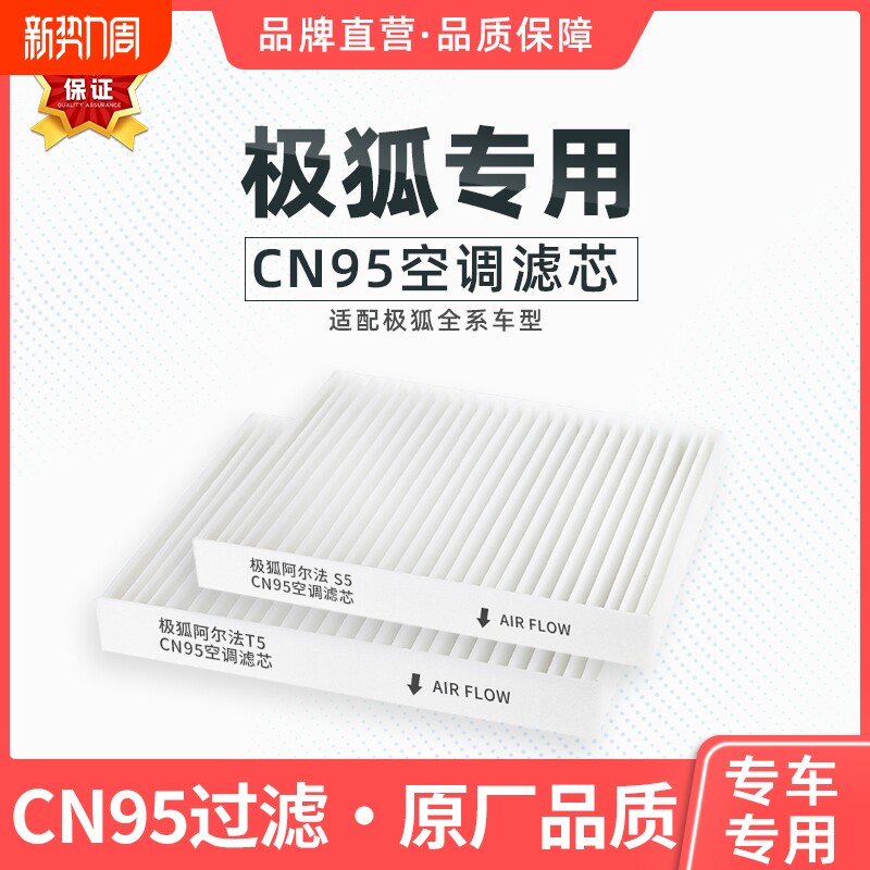 适配极狐阿尔法T5 S6空调滤芯CN95冷气格考拉PM2.5滤清