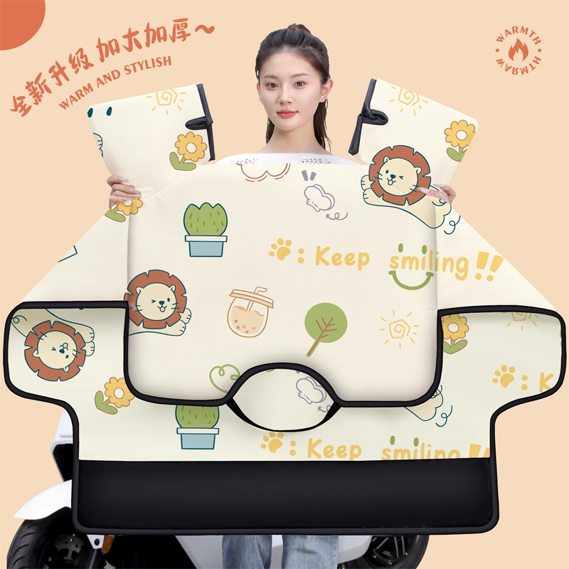 电动车挡风被电瓶摩托车通用新款冬双面防雨防水防风罩秋冬季加厚