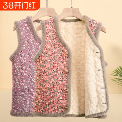 中老年妈妈秋冬马甲奶奶上衣休闲