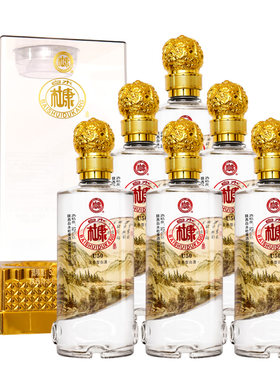 白水杜康52度浓香型白酒山水情U50500ml*6瓶整箱装高粱酒业