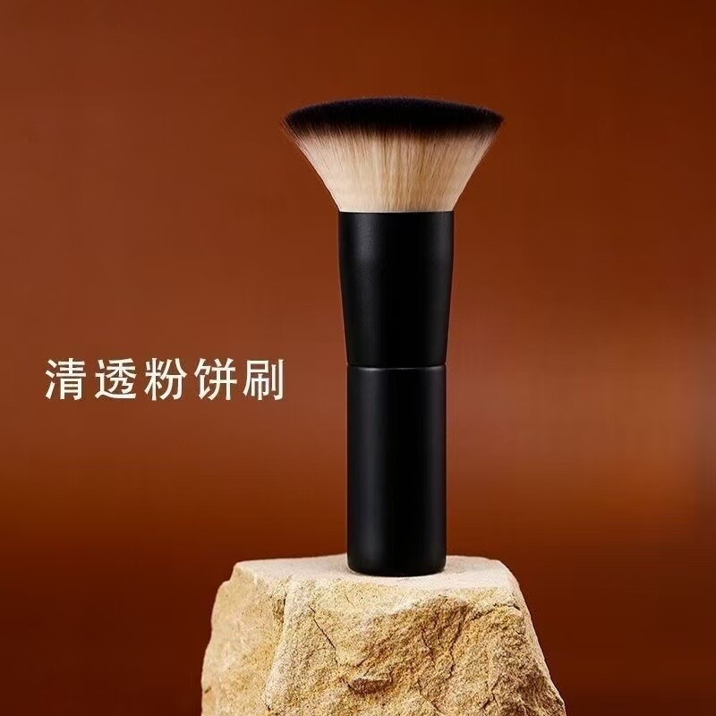 平头粉饼刷推荐超柔软散粉刷新手底妆便携定妆刷提亮软毛圆头伸缩图片