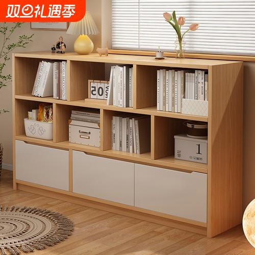 带柜门储物柜书柜书架立架置物架