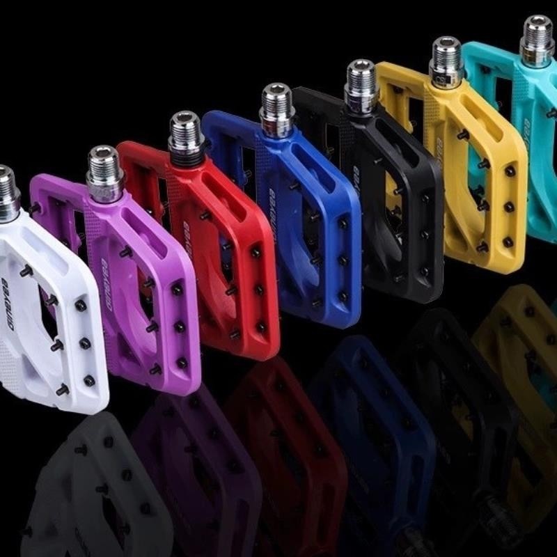 景晔脚踏M996山地自行车尼龙培林脚蹬宽面轴承骑行防滑速降脚踏