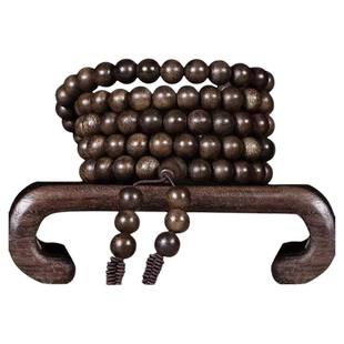 正宗老料文莱沉香手串108颗佛珠手链沉香木手串男女款念珠保真