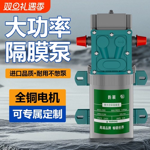 电动喷雾器高压泵12v电机马达