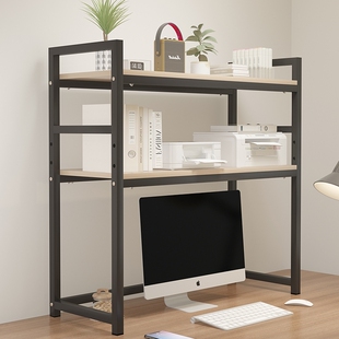 铁艺桌上置物架多层收纳学生书桌办公室桌面电脑显示屏增高整理架