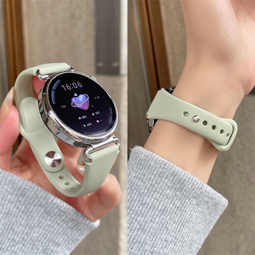 适用gt7/gt6华为手表带硅胶gt5小蛮腰watch5/4蝴蝶扣gt3款荣耀2e