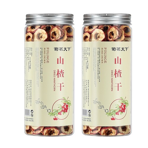 新货山楂干无核山楂圈泡水75g×2罐