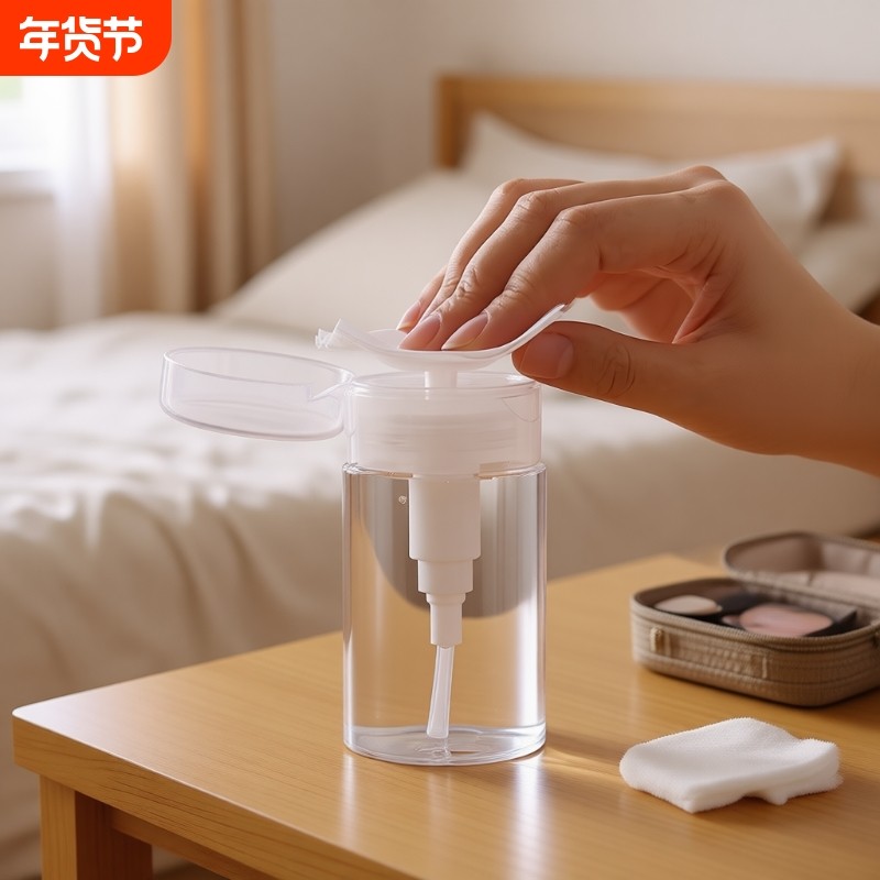 按压式卸妆水分装瓶挤压式美容洗甲水分装按压泵头旅行便携爽肤水,家庭/个人清洁工具,喷瓶/面霜分装瓶,淘宝优惠券,粉丝福利购,淘宝优惠卷