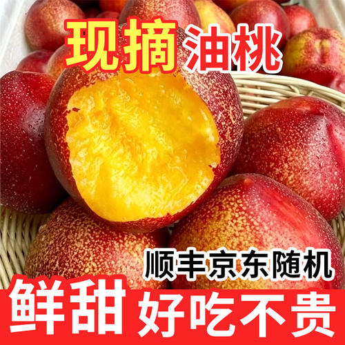 【推荐好果】安徽砀山油桃脆甜的桃子香气芬芳每一口都是极致口感