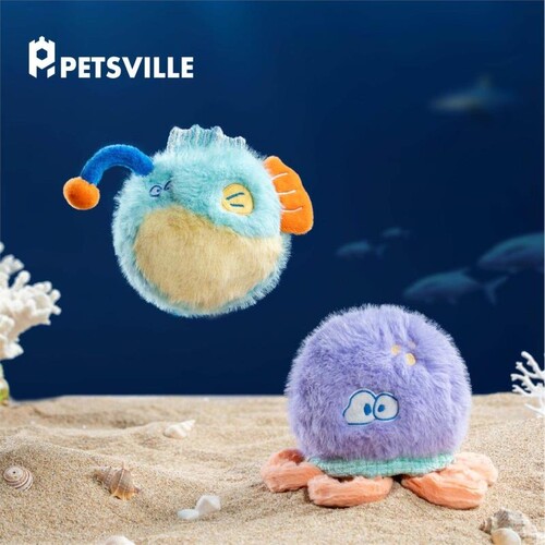 PETSVI海洋生物毛绒发声