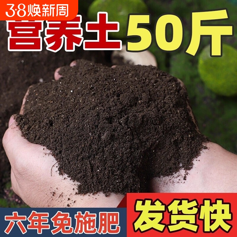 营养土养花种菜土专用多肉土通用型种花土壤种菜泥土家用种植土