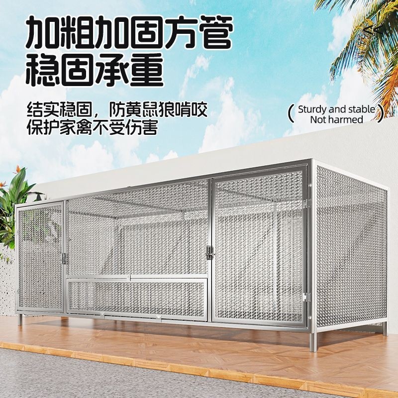 狗笼子大型犬中型犬狗笼带厕所家用室内外金毛拉布拉多笼宠物用品